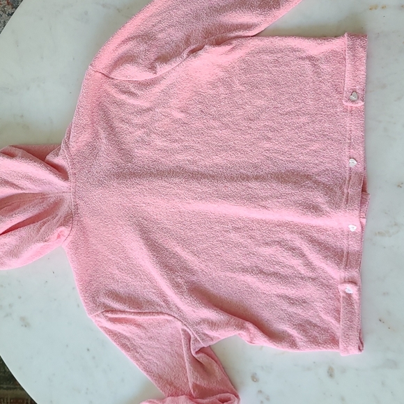 LoveShackFancy Pink Grace Leroy Hooded Cardigan - Picture 5 of 7